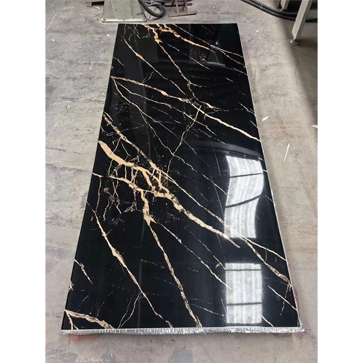 3D PVC UV Marble Panel Installation