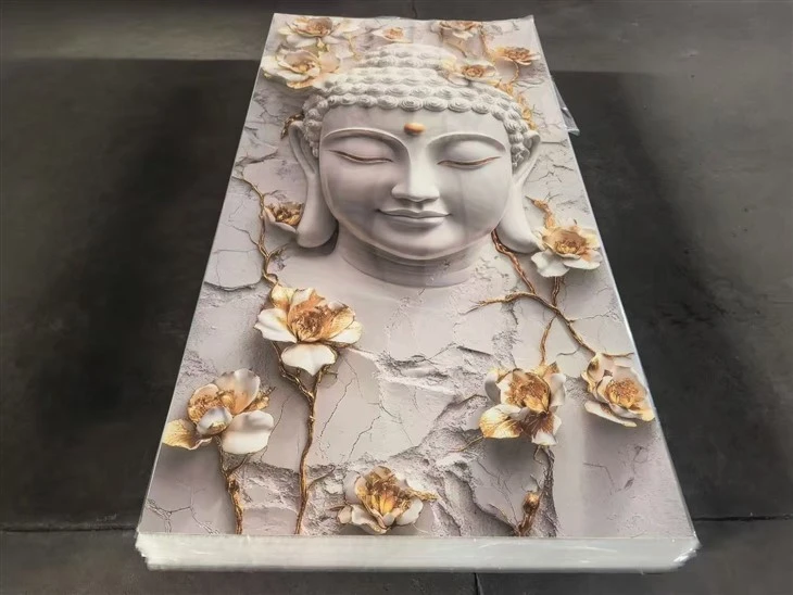 Anti-stain 5D Print PVC UV Marble Wall Sheet best