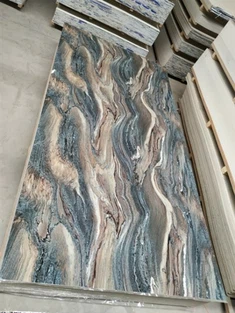 UV pārklājums PVC marmora loksne